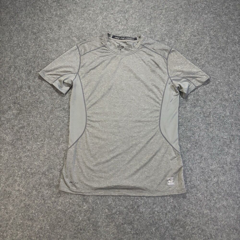 Nike Pro Combat Fitted Shirt Mens Large Short Sleeve Training Dri Fit